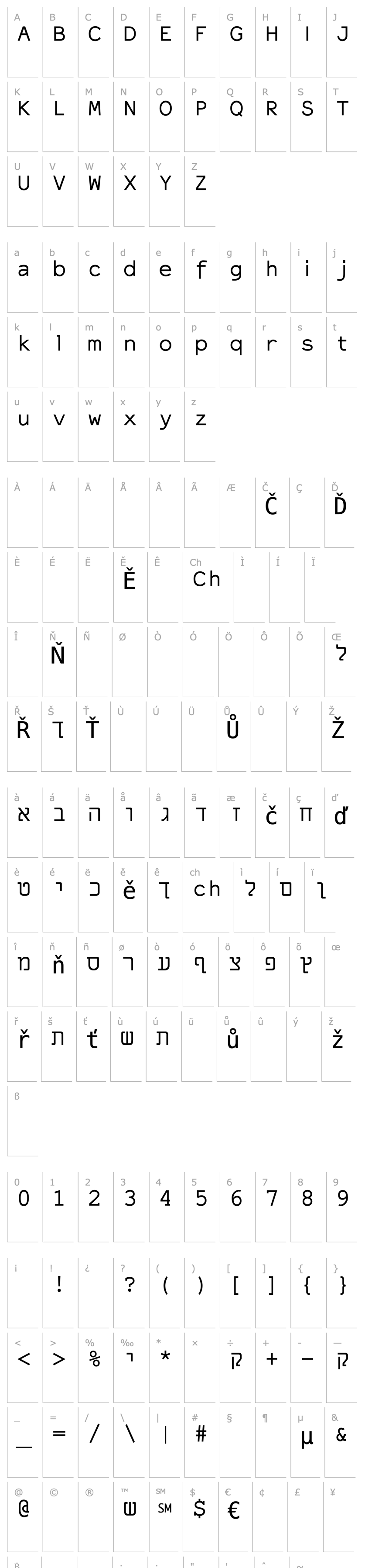 Přehled ElroNet Monospace