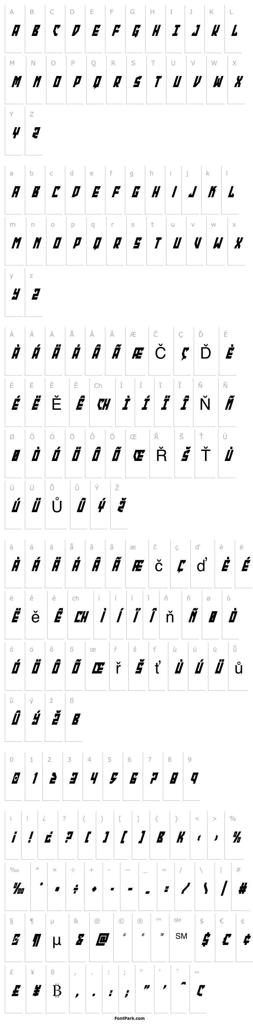 Přehled Emerald Beacon Condensed Ital