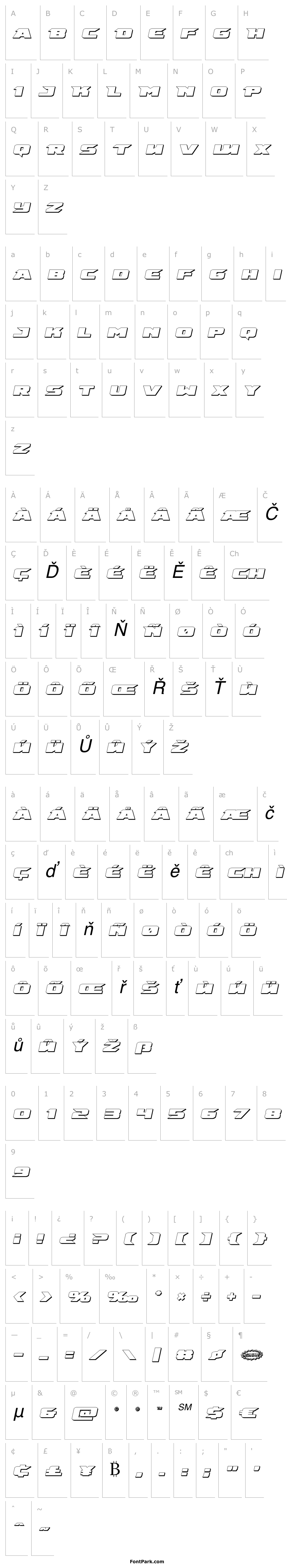 Přehled Emissary 3D Italic