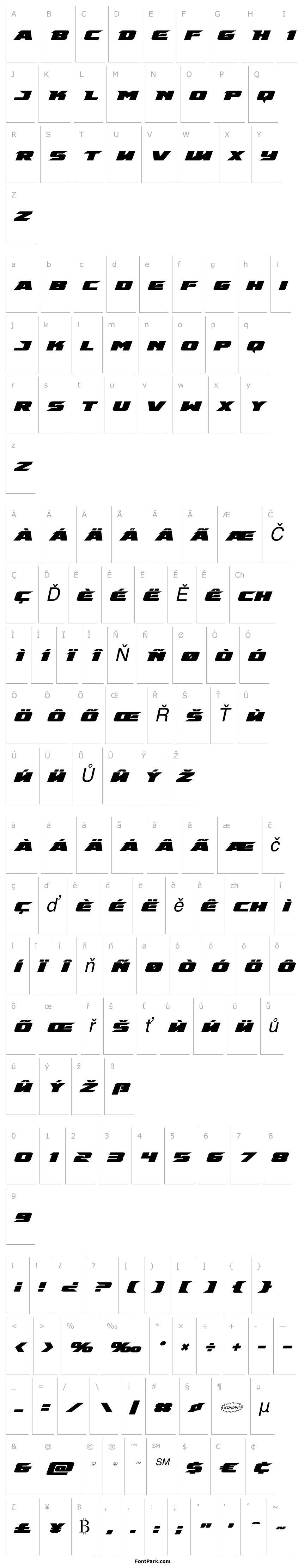 Přehled Emissary Super-Italic