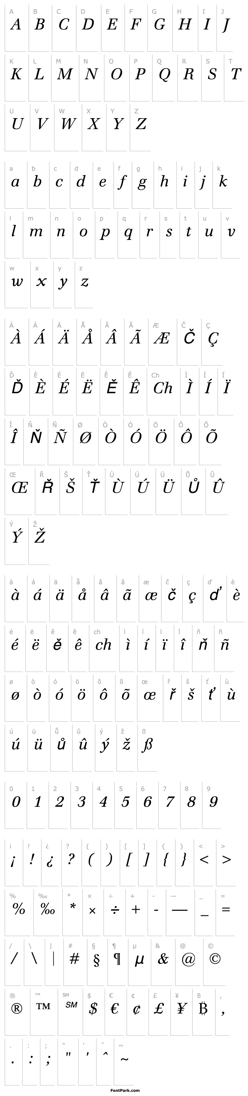 Overview Emona Italic