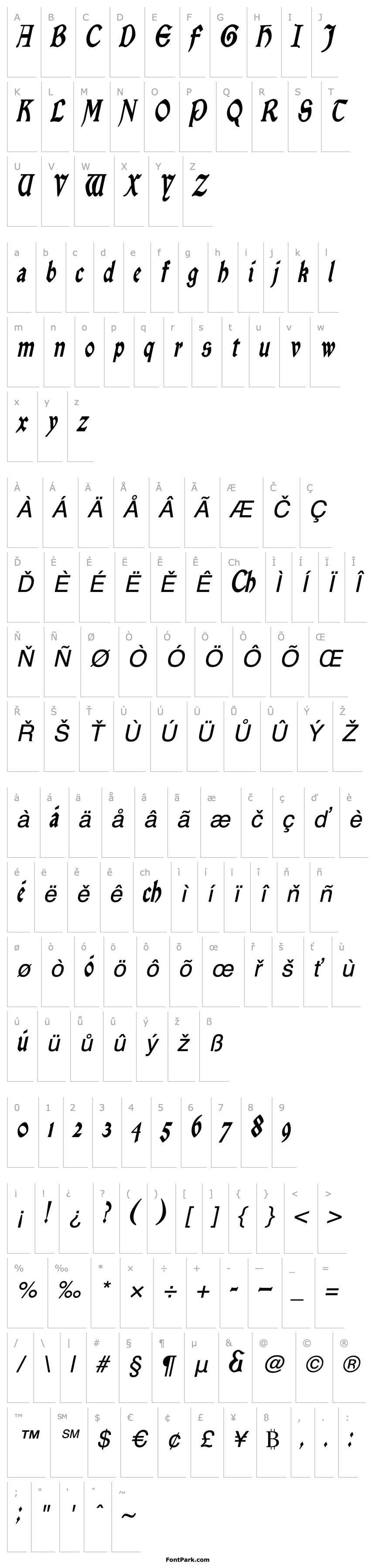 Overview EnchantmentCondensed Italic