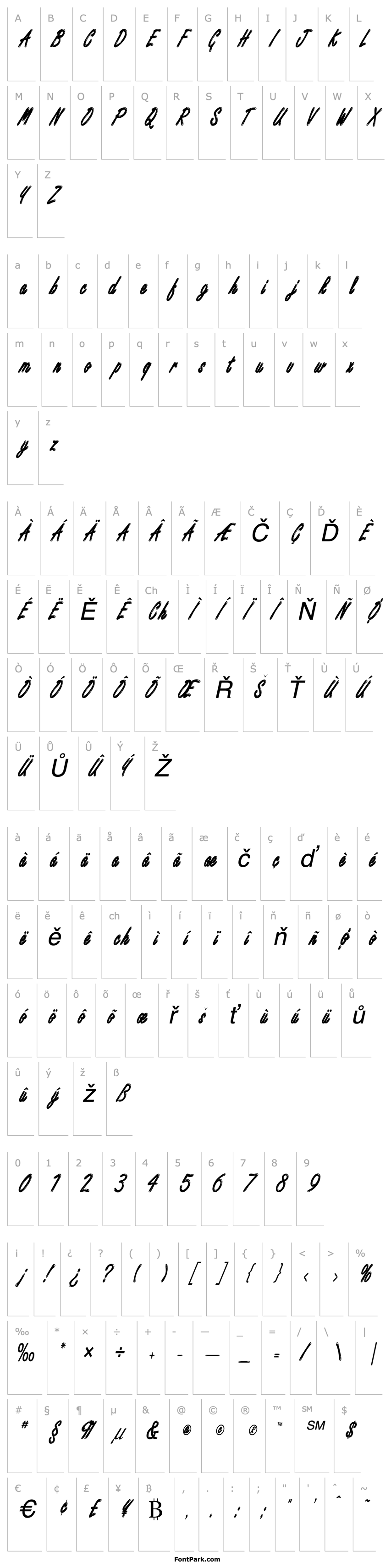 Overview Encino Condensed Italic