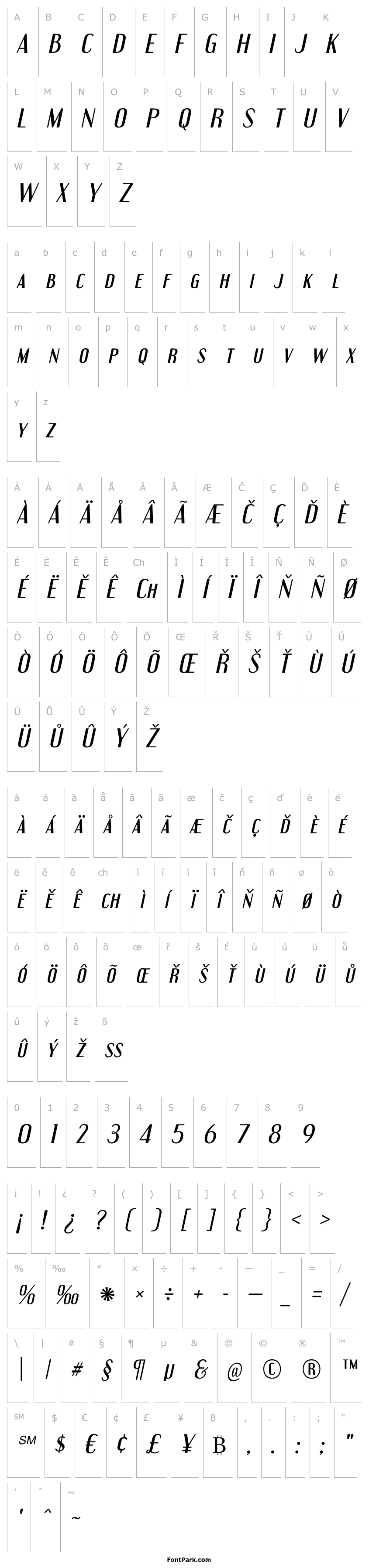 Přehled EngebrechtreRg-Italic