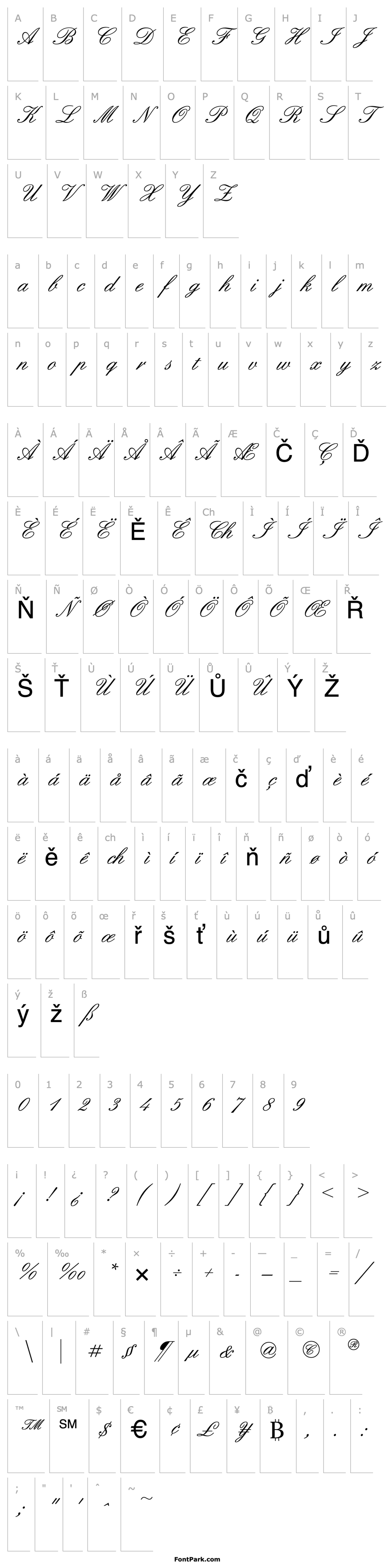 Přehled EnglishScriptEF