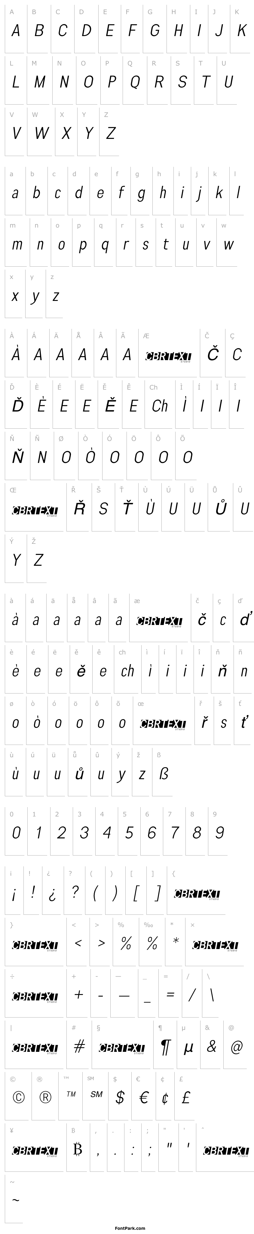 Overview Engula Italic