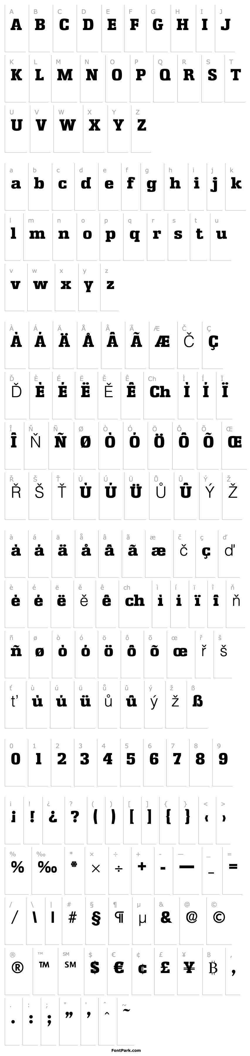 Přehled Enschede-ExtraBold