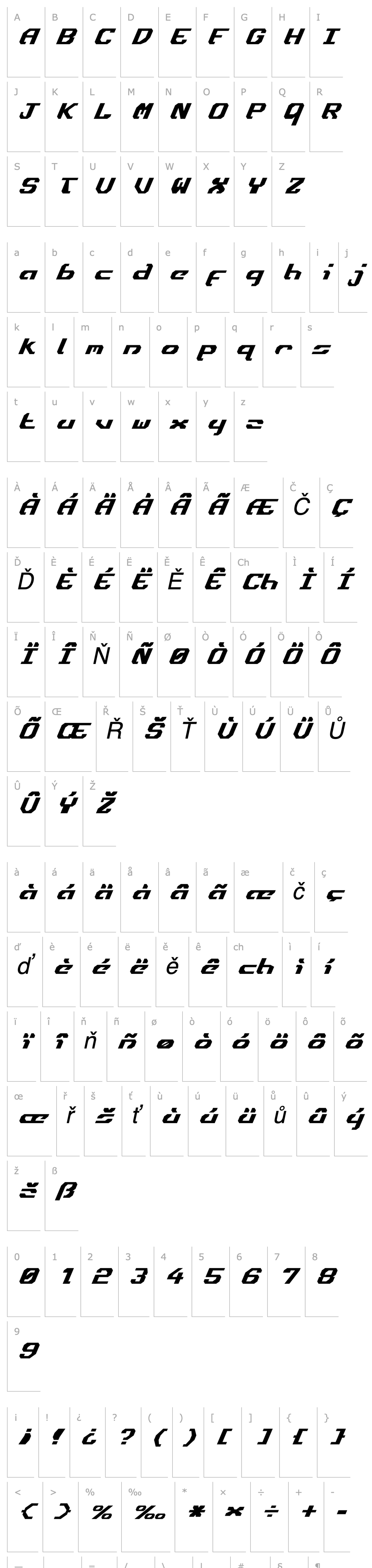 Overview Ensign Flandry Italic