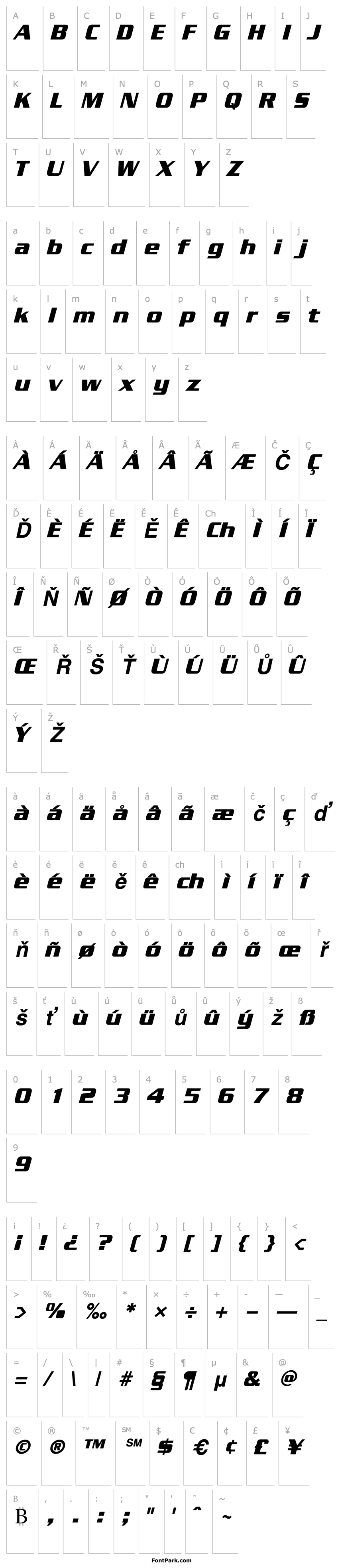 Přehled Enter Sansman Bold Italic