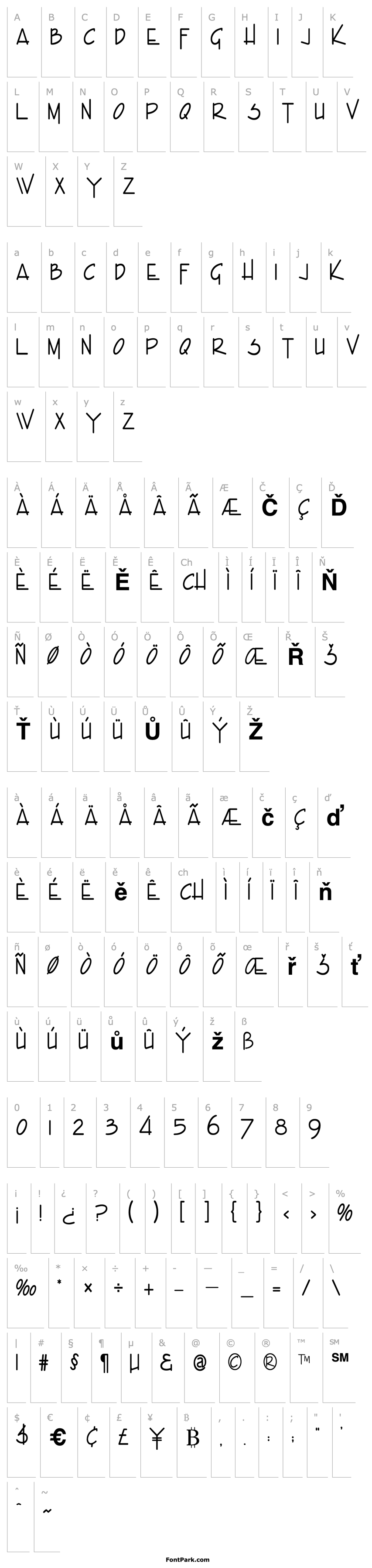 Přehled Enview Condensed Light Bold