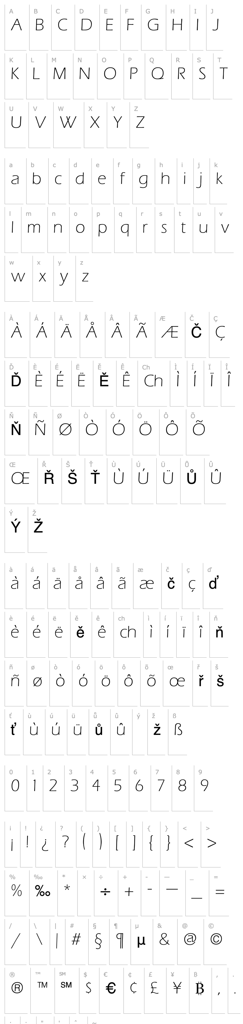 Overview Eras Light Regular