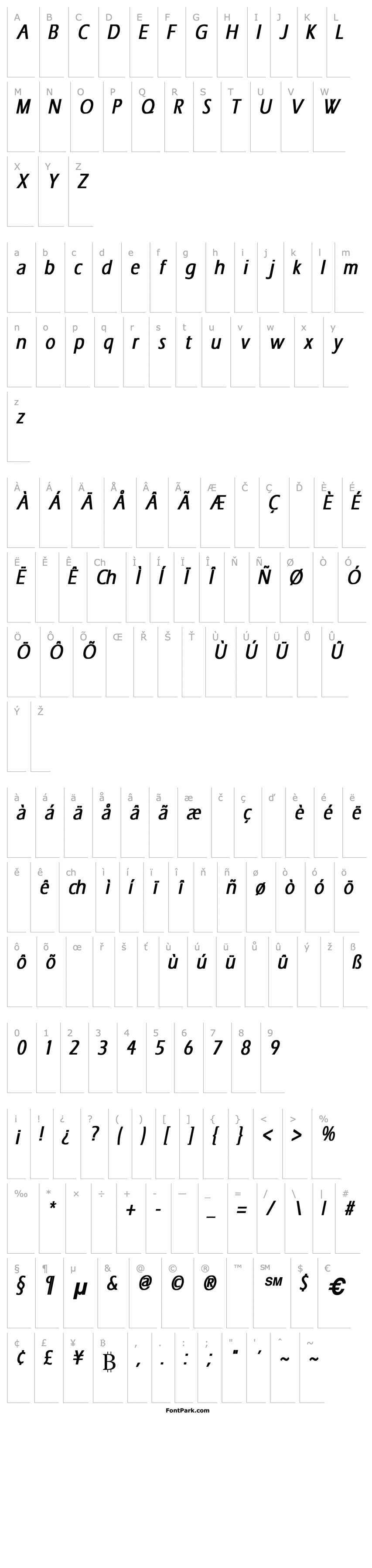 Overview Eras-Medium-Medium Cn Bold Italic