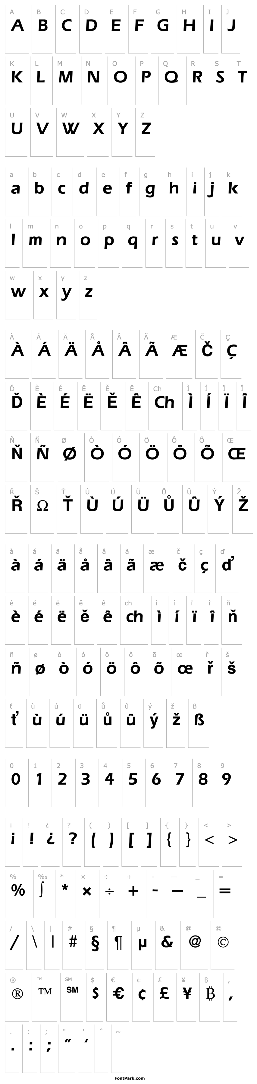 Overview ErgoDemi-Regular