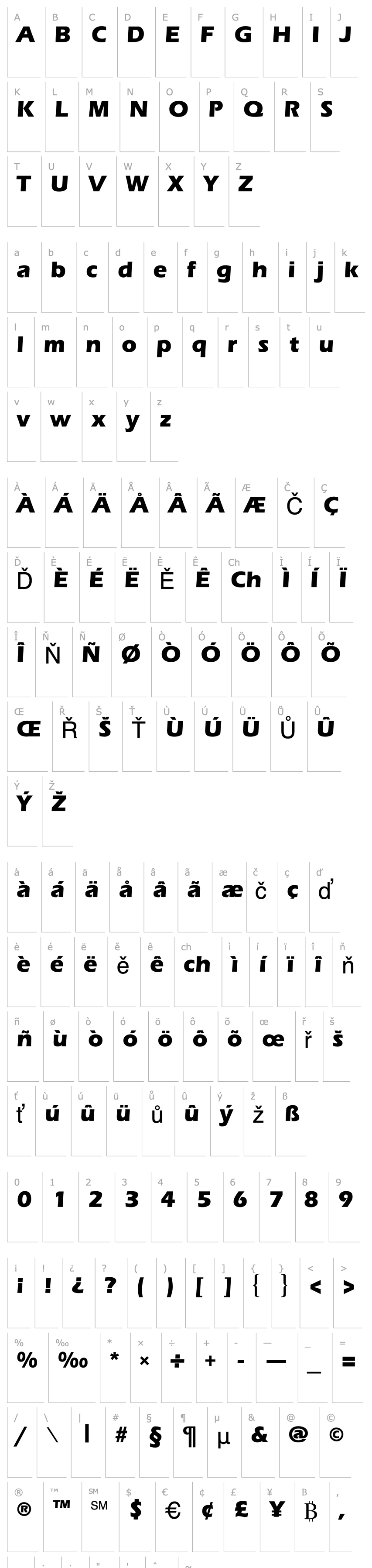 Přehled Ergoe-Mild Extrabold