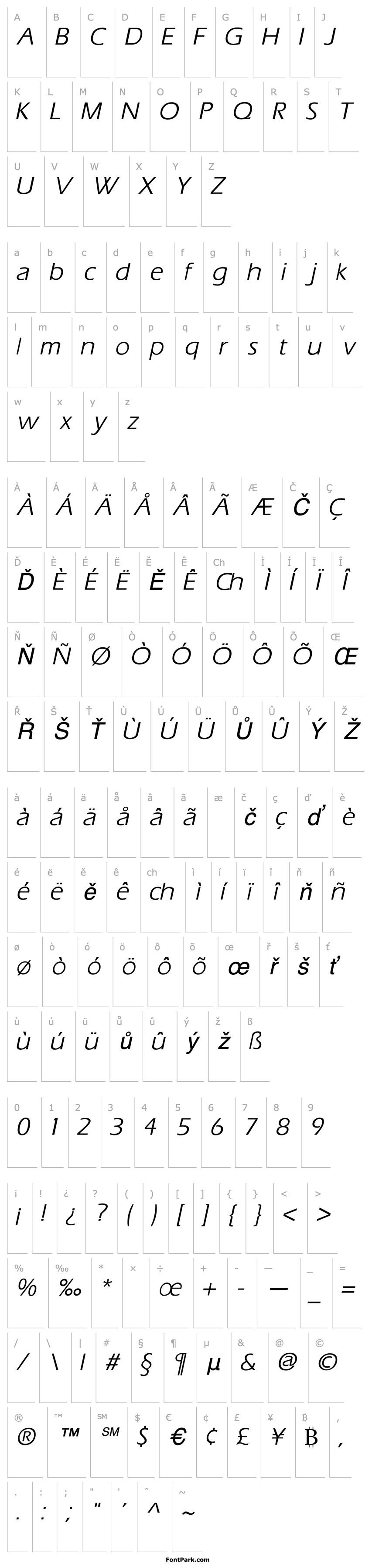 Přehled Eros Italic