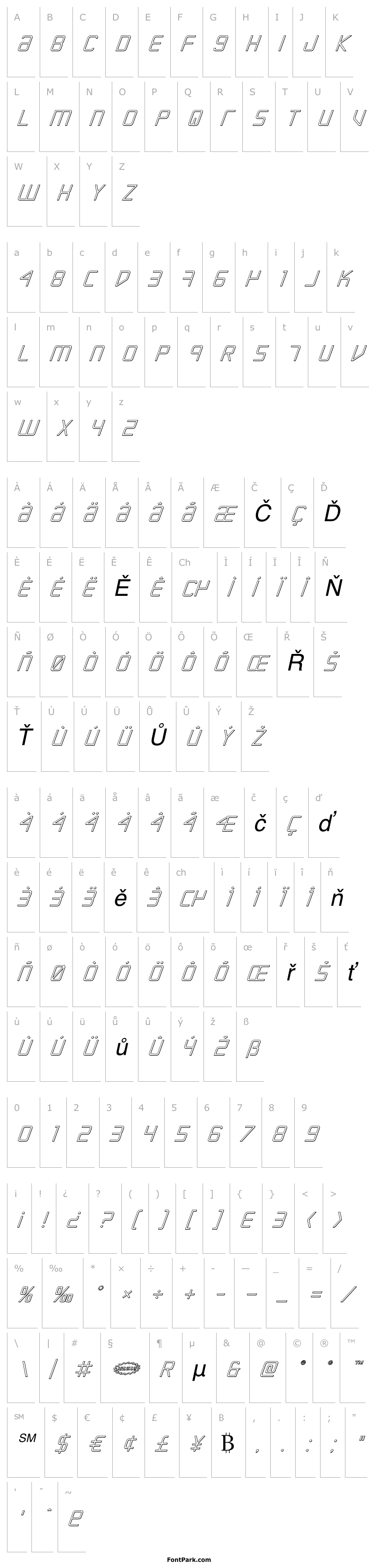 Přehled Escape Artist 3D Italic