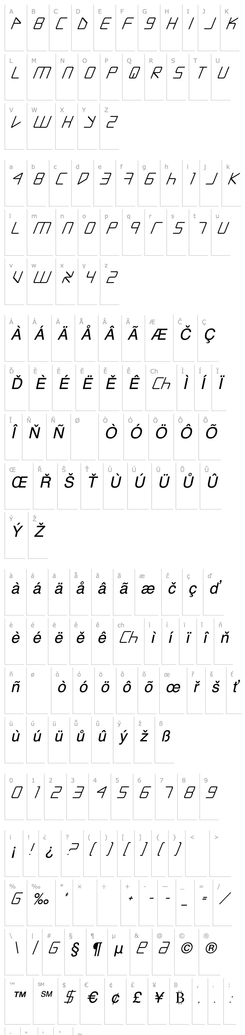 Overview Escape Artist Italic