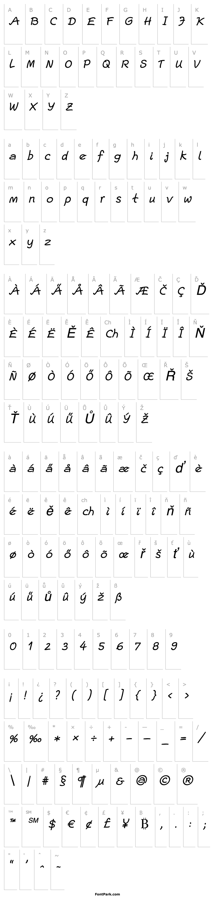 Přehled Escript LT Italic