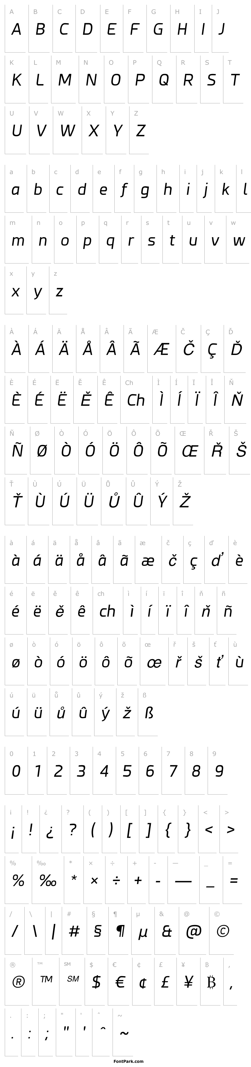 Overview Esphimere Italic