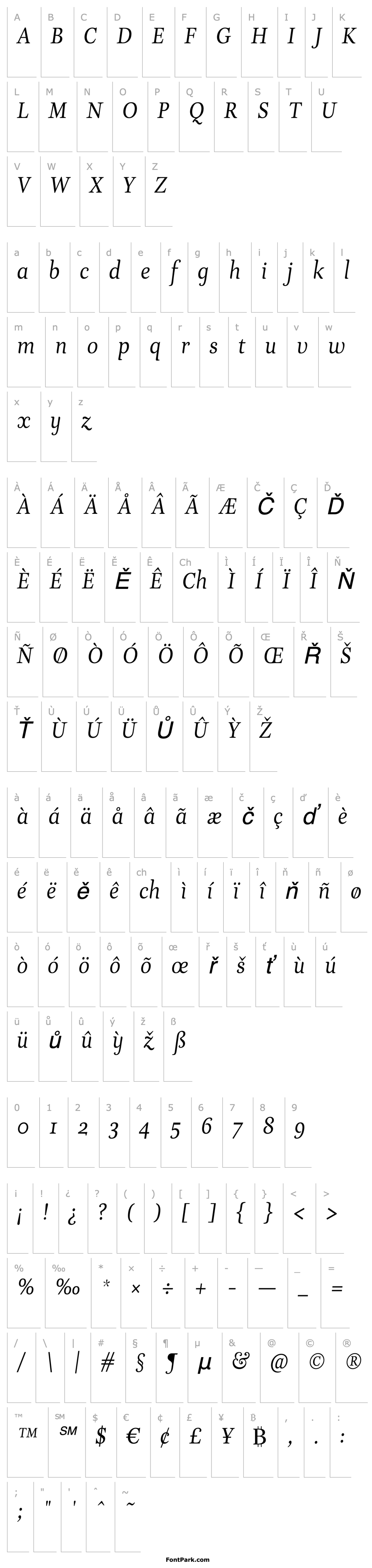 Overview EstaItalic