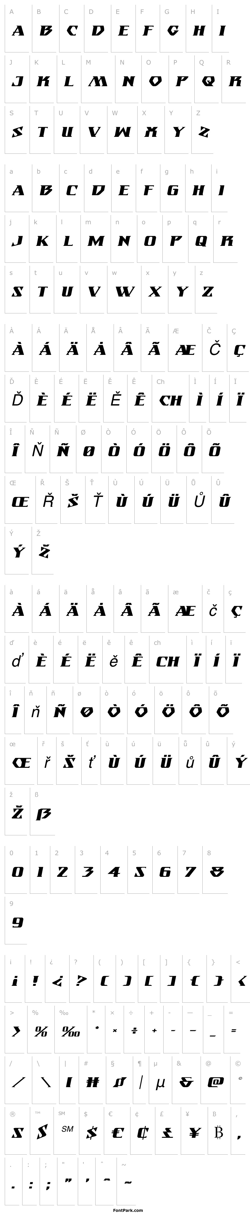 Overview Eternal Knight Expanded Italic
