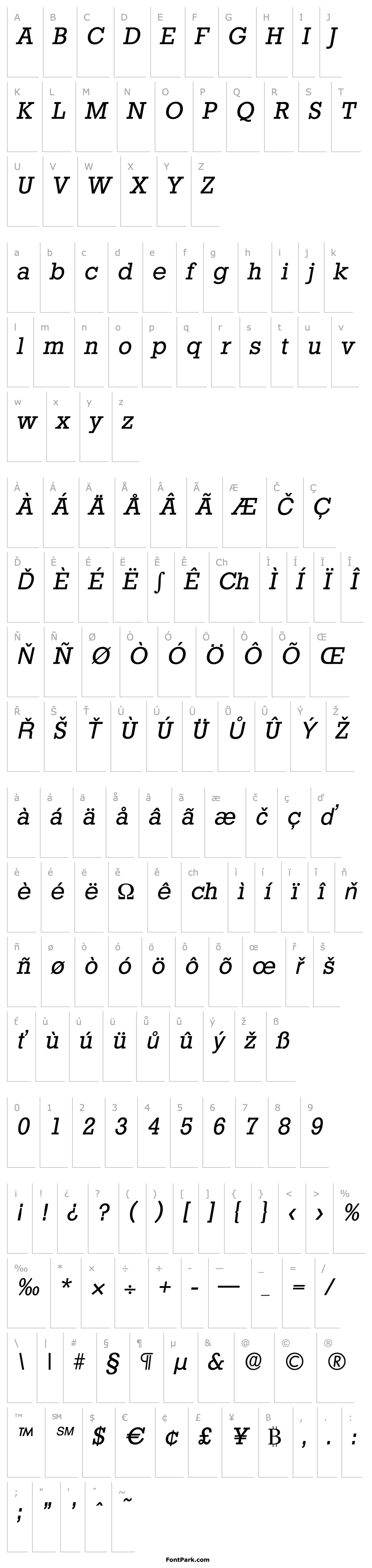 Overview EugeneBecker Italic