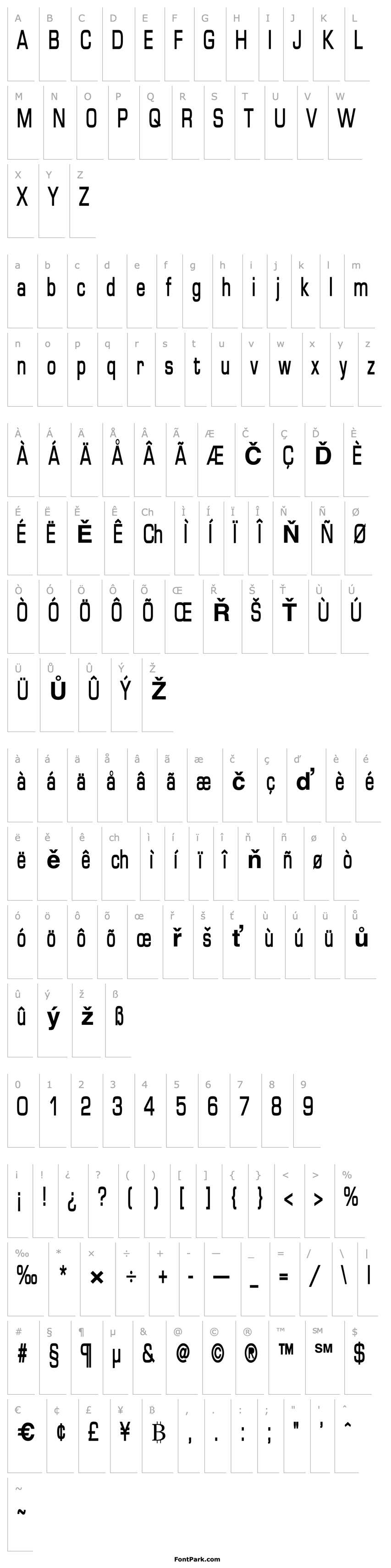 Přehled Eurasia Thin Bold