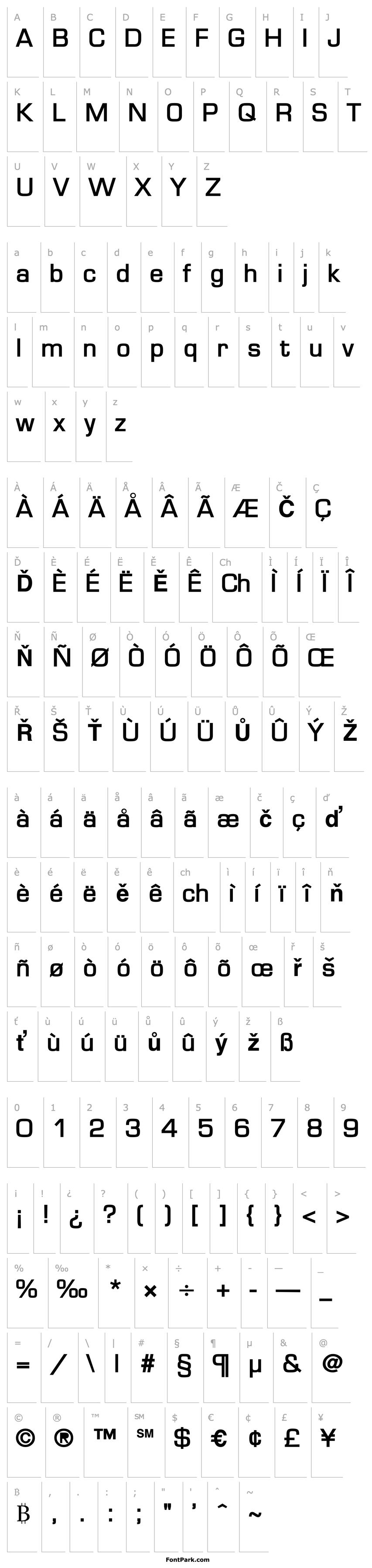 Přehled Eurasia Wide Bold