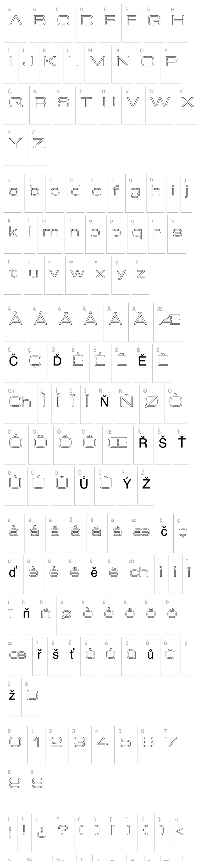 Přehled Euro Technic Extended Outline Regular