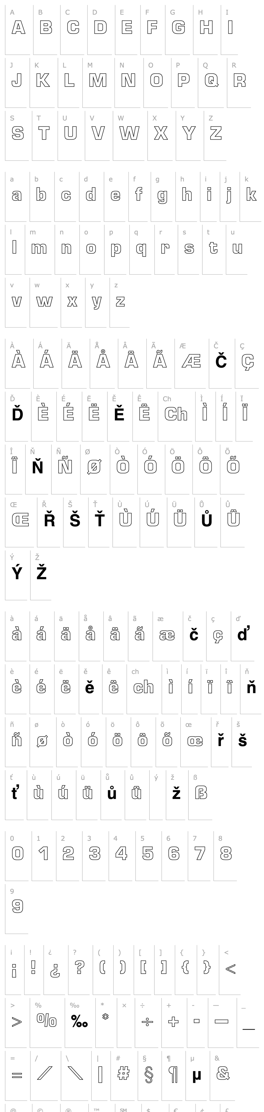 Přehled Euro Technic Outline Bold