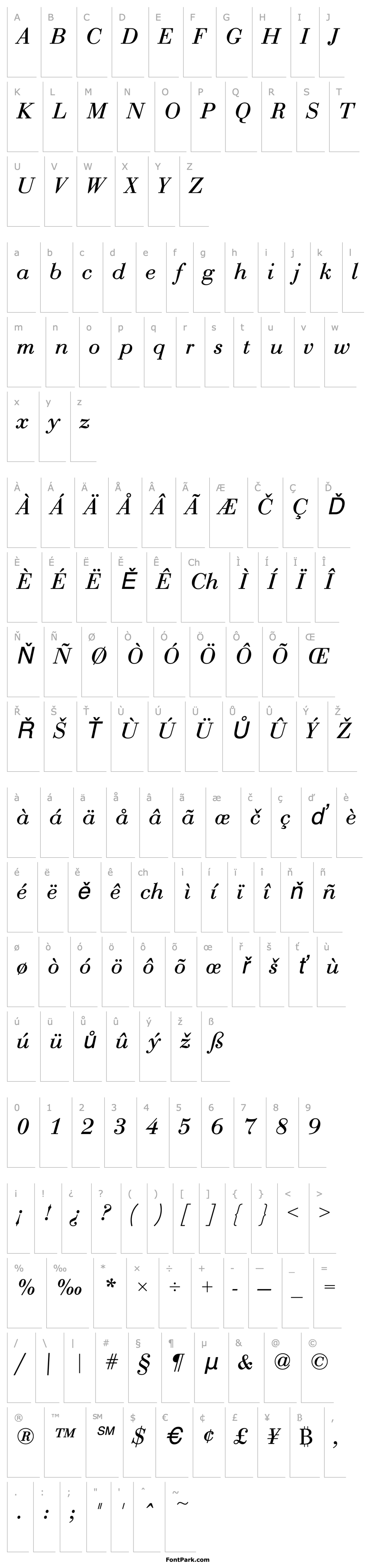 Overview EuroBodT Italic