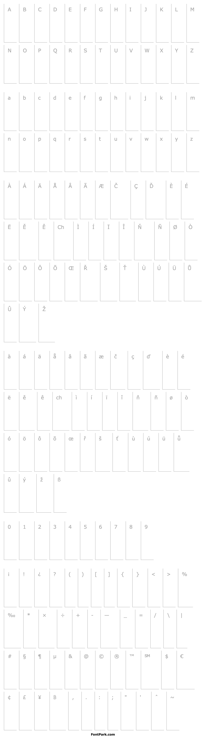 Overview EuropaGrotesqueExtraBoldTab