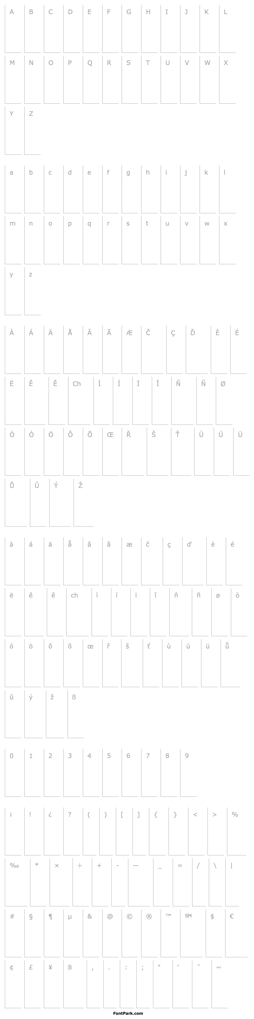 Overview EuropaGrotesqueMediumTab