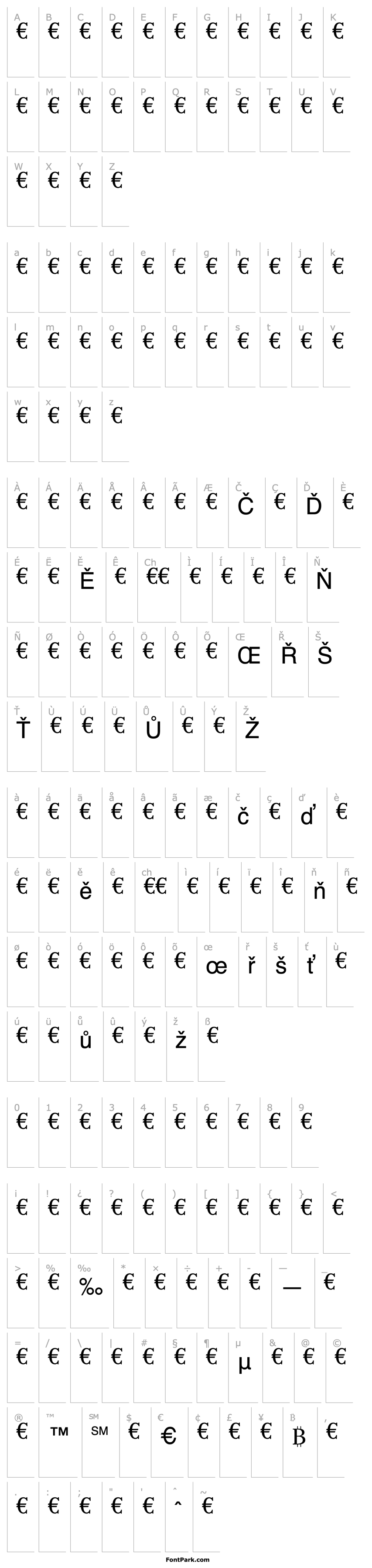 Overview EuroSerif