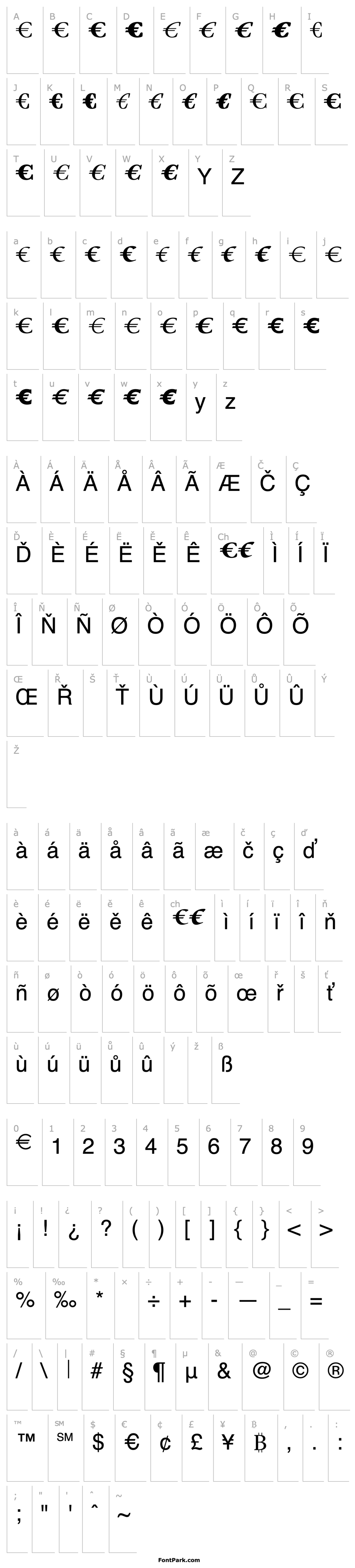 Přehled EuroSerifEF-Six