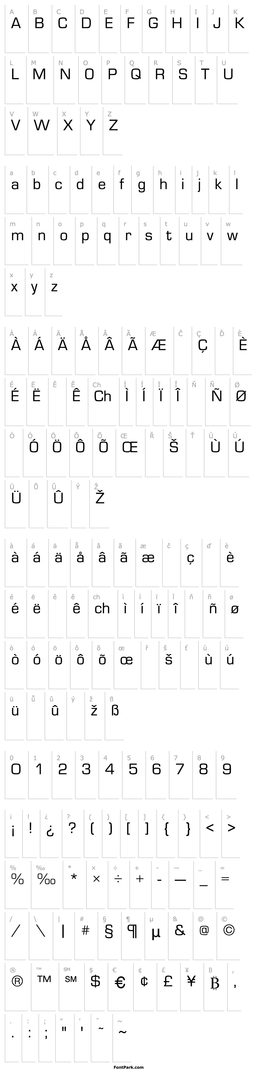 Přehled Eurostile-Normal