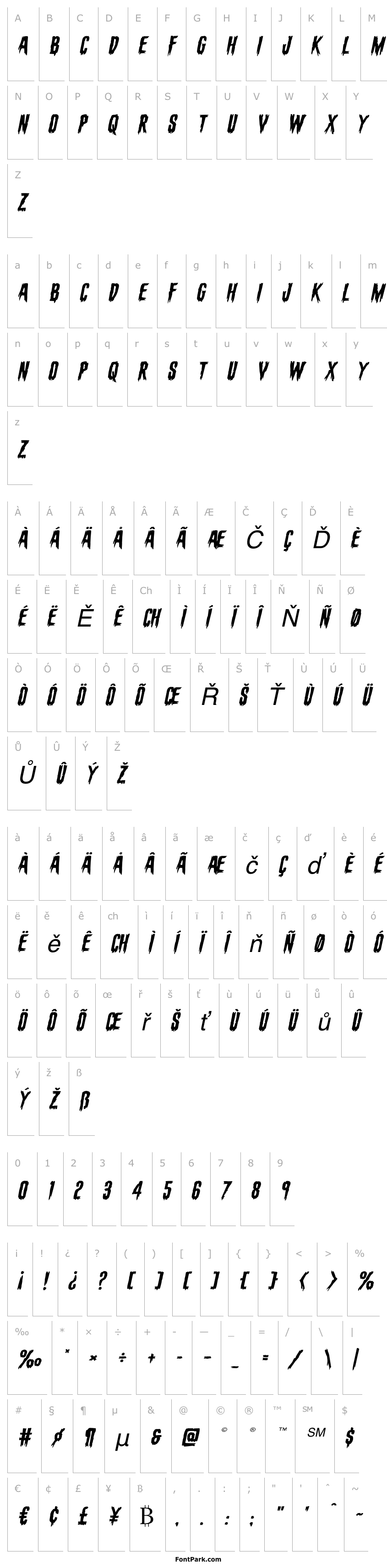 Overview Eva Fangoria Expanded Italic