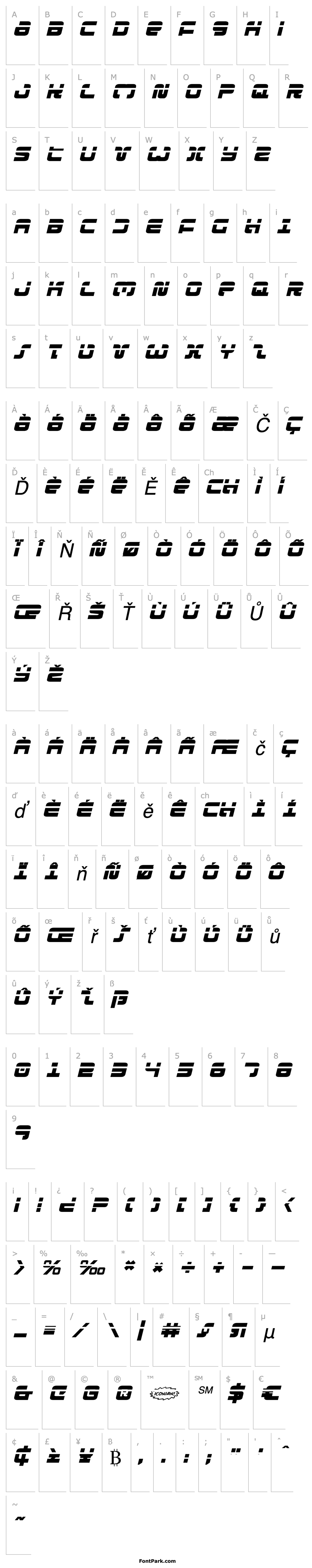 Overview Exedore Laser Italic