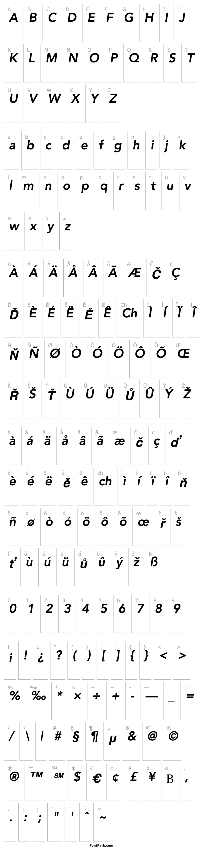 Overview Expo SSi Bold Italic