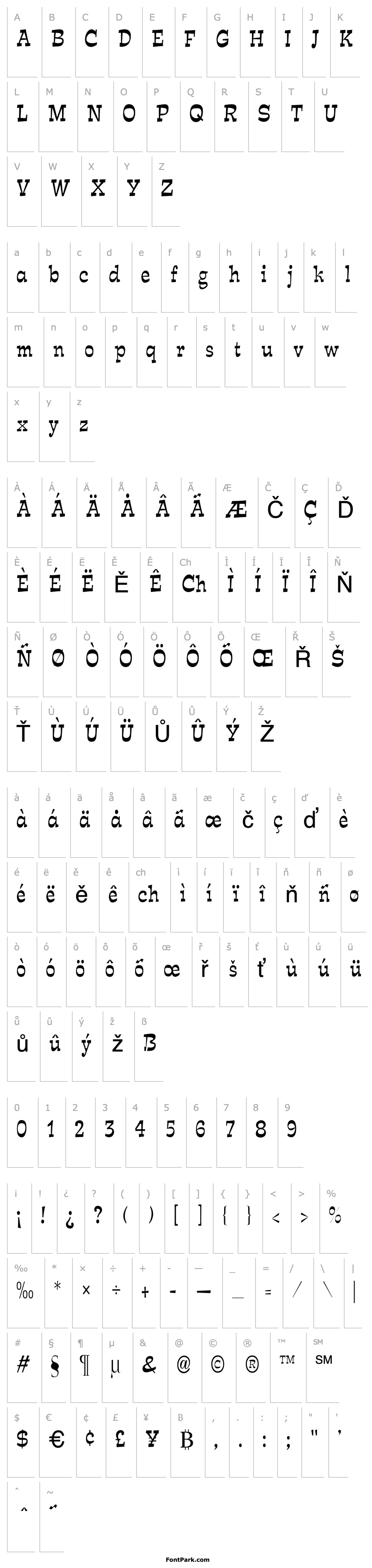 Overview Expose Thin Condensed Normal