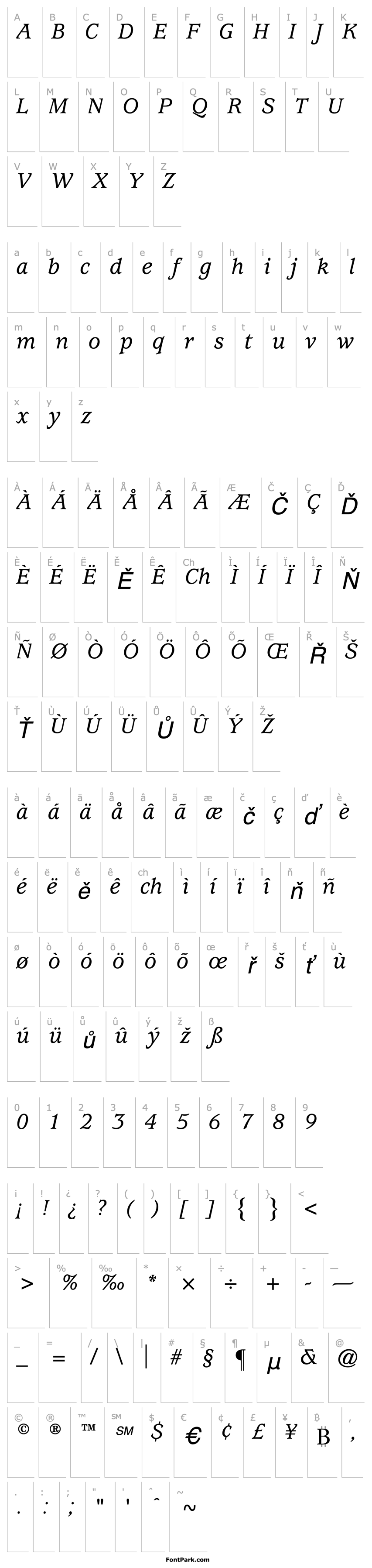 Overview Exposition Medium SSi Medium Italic