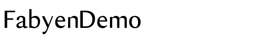 Preview FabyenDemo