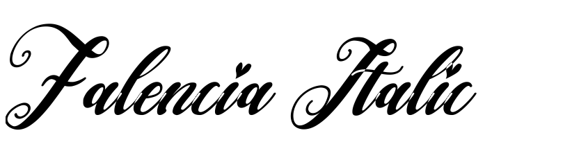 Preview Falencia Italic