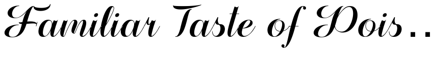 Preview Familiar Taste of Poison Reg