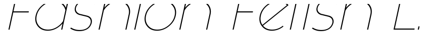 Preview Fashion Fetish Light Italic
