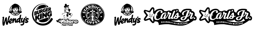Preview Fast Food logos