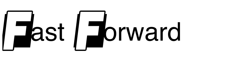 Font Fast Forward by IMAGEX