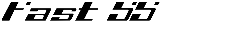 Font Fast SS by Unknown