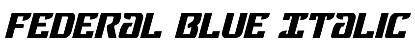 Preview Federal Blue Italic