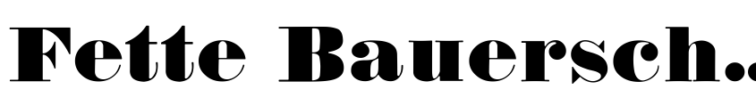 Preview Fette Bauersche Antiqua UNZ Pro